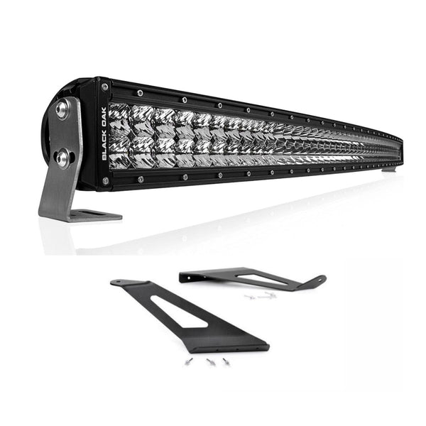 07-14) GMC Sierra 2500/3500 - 50 Curved Light Bar Kit - Black Oak LED