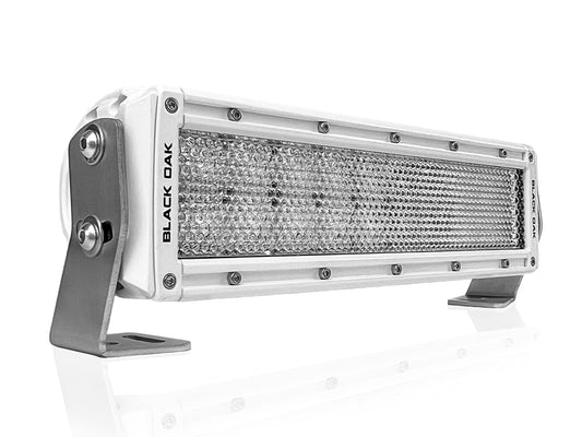 10 Inch Diffused Marine Double Row: Black Oak LED Pro Series 3.0 Dual Row LED Light Bar