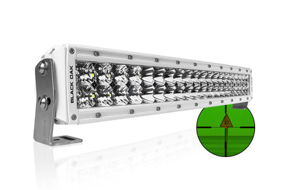 20 Inch 850nm Infrared IR Marine LED Double Row Light Bar - Black Oak LED Pro Series 3.0