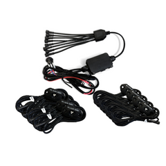 NEW - LED Rock Light Kit - RGB - 8 Lights