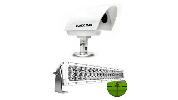 New - 2 Inch Ultraviolet UV Blacklight Pod Light Marine Rated - Black Oak  LED Pro Series 3.0