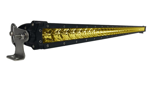 40 Inch Yellow Lens Single Row: Black Oak LED Pro Series 3.0 LED Light Bar - Combo Optics (200w)