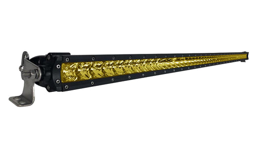 50 Inch Yellow Fog Light Lens Single Row: Black Oak LED Pro Series 3.0 LED Light Bar - Combo Optics (250w)