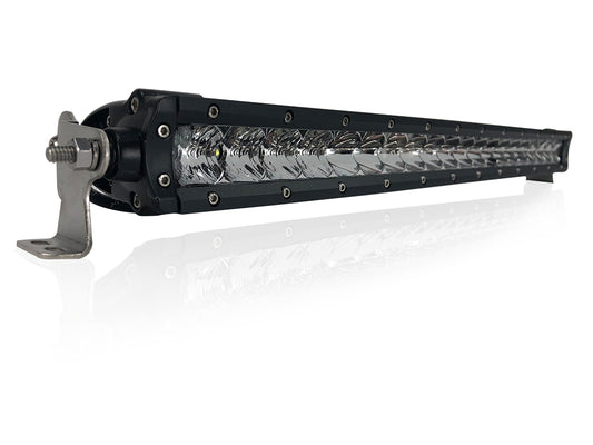 20 Inch Single Row: Black Oak LED Pro Series 3.0 LED Light Bar - Spot, Flood, or Combo Beam Pattern (60w/100w)