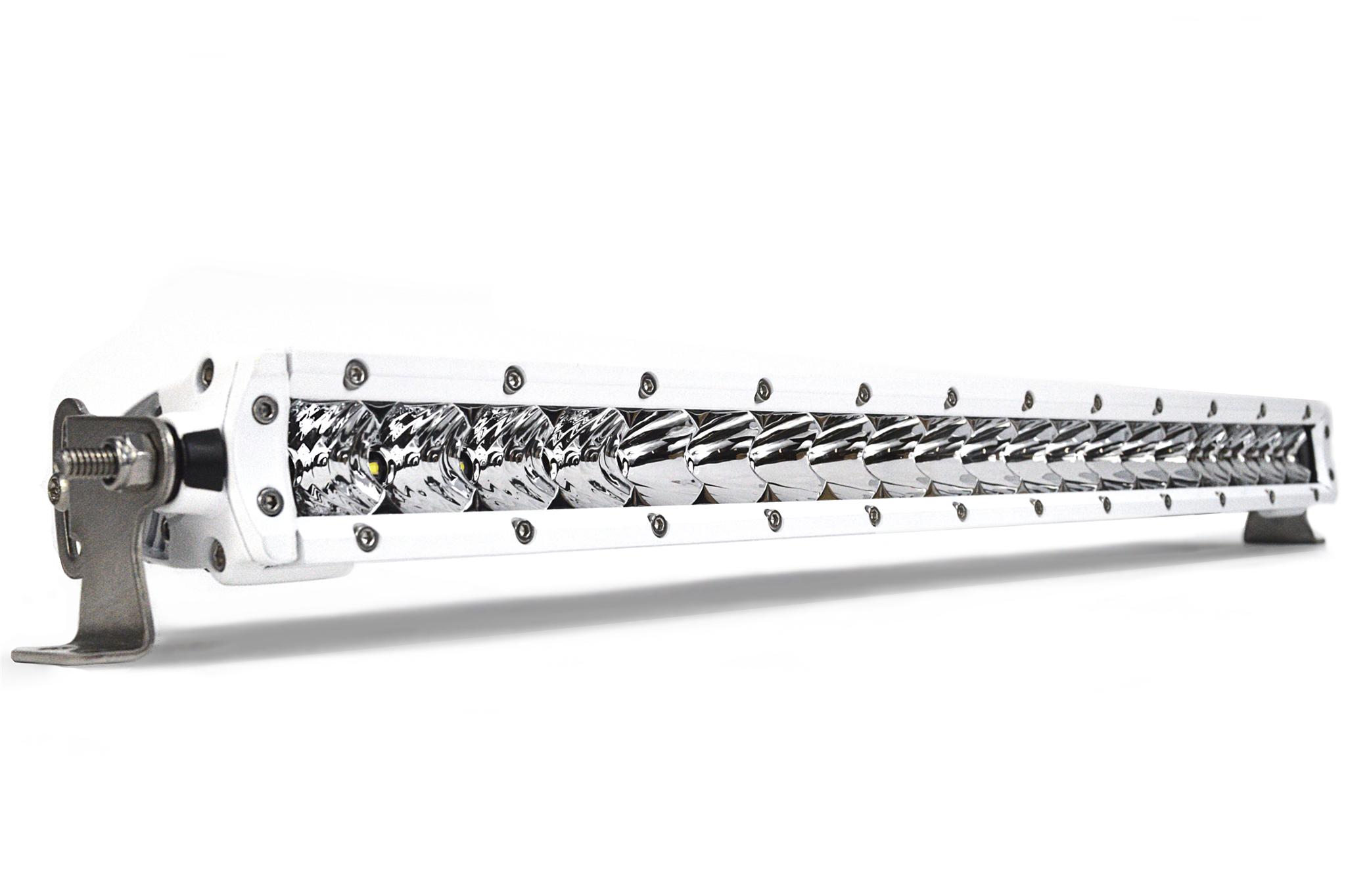 New- 20 Inch Mini Emergency Light Bar, TIR Optics - Black Oak LED