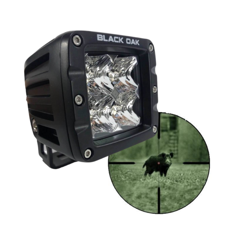 2 Inch 940nm Infrared POD Light - Black Oak LED Pro Series 3.0