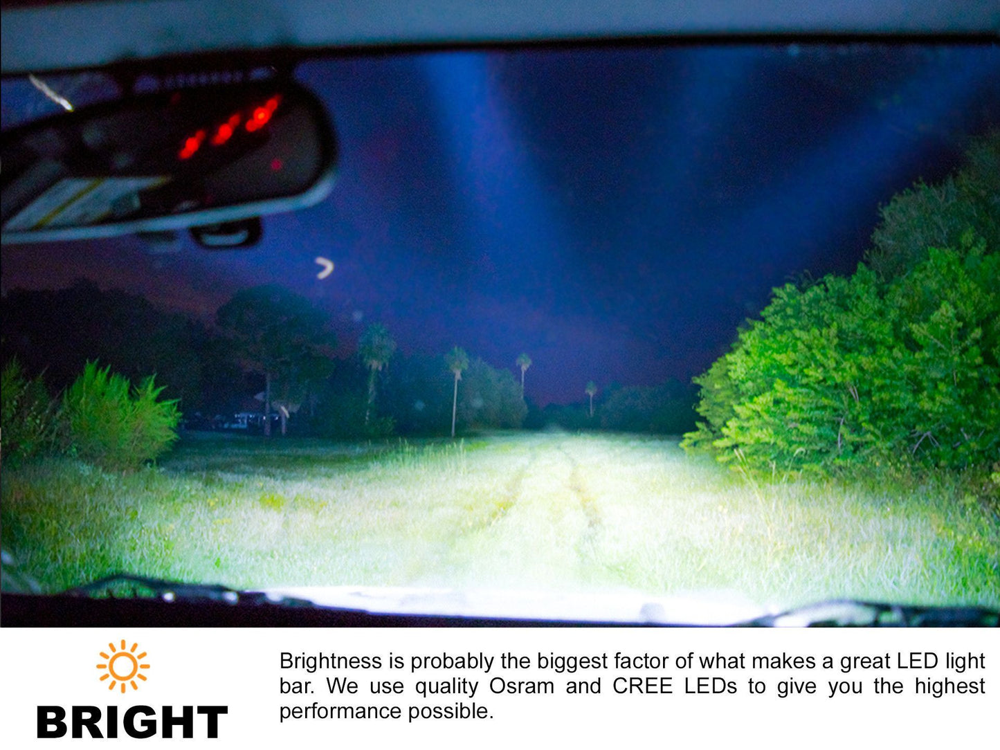 30 Inch Curved Green LED Hog Hunting LED Light Bar - Combo Optics - Black Oak LED Pro Series 3.0